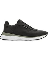 Ferragamo - Lace-Up Leather Low-Top Sneakers - Lyst