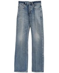Balenciaga - Jean Évasé À Effet Usé - Lyst