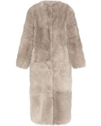 Stand Studio - Round-Neck Coat - Lyst