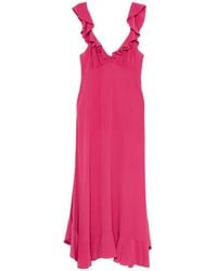 Chloé - Silk Long Dress - Lyst
