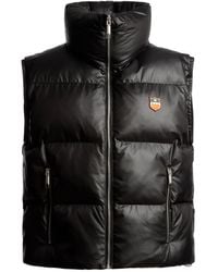 Bally - Gilet A Collo Alto Con Applicazione - Lyst