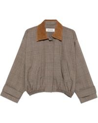 Rohe - Chaqueta Bómber A Cuadros - Lyst