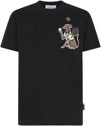 Philipp Plein - Tennis Pet Patch T-Shirt - Lyst