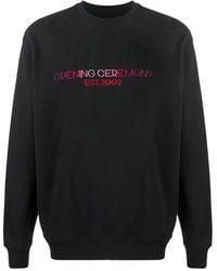Opening Ceremony - Sweatshirt Mit Logo-Stickerei - Lyst