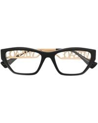 Versace - Cat-Eye-Sonnenbrille Mit Logo - Lyst