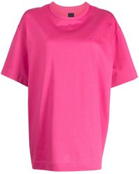 Juun.J - Compliqué Motif-Embroidered Cotton T-Shirt - Lyst