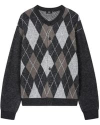Studio Tomboy X - Cardigan À Motif De Losanges - Lyst