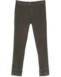 Mason's - Buttoned Straight-Leg Trousers - Lyst