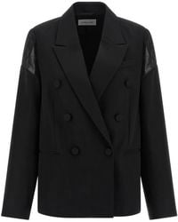 ARMARIUM - Sveva Double-Breasted Blazer - Lyst