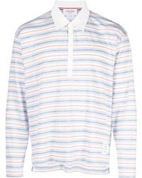 Thom Browne - Rugby Long-sleeved Polo Shirt - Lyst