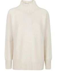 Aragona - Funnel-Neck Cashmere Sweater - Lyst