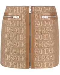 Versace - Mini-Rok Met Print - Lyst