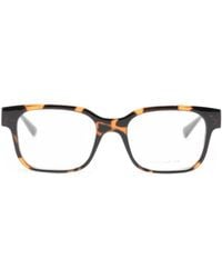 Gucci - Tortoiseshell-Effect Rectangle-Frame Glasses - Lyst