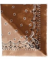 Destin - Paisley-Print Frayed-Detail Scarf - Lyst