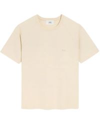 Ami Paris - Raglan-Sleeve Embroidered T-Shirt - Lyst