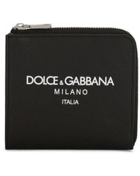 Dolce & Gabbana - Portemonnaie mit Rundumreißverschluss - Lyst