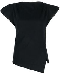 Isabel Marant - Camiseta Sebani asimétrica acolchada - Lyst
