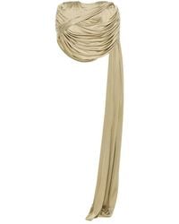 The New Arrivals Ilkyaz Ozel - Draped-Detail Top - Lyst