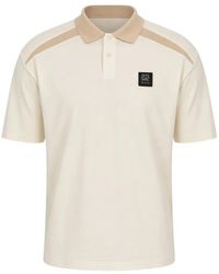 HUGO - Poloshirt Mit Logo-Patch - Lyst
