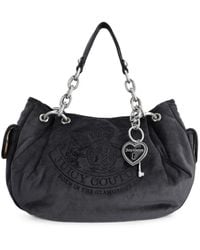Juicy Couture - Daydreamer Crest Velour Tote Bag - Lyst