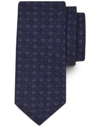 Ferragamo - Micro Pattern Silk Tie - Lyst