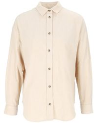 MC2 Saint Barth - Corduroy Logo-Patch Shirt - Lyst