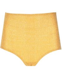 Laura Urbinati - Glitter-Effect High-Waist Bikini Bottom - Lyst