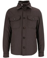 Moorer - Giacca-Camicia A Strati Con Bottoni - Lyst