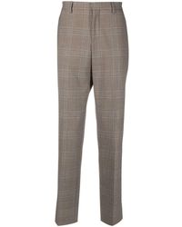 Moschino - Tailored Plaid-check Trousers - Lyst