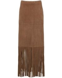 Yves Salomon - Leather Skirt - Lyst