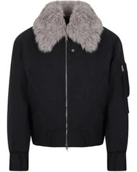 Ami Paris - Padded Bomber Jacket - Lyst