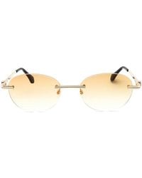 Palm Angels - Rimless Oval-Frame Sunglasses - Lyst