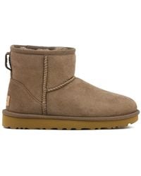 UGG - Classic Mini Ii Leather Ankle Boots - Lyst