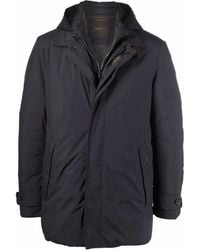 Moorer - フーデッド パデッドコート - Lyst