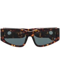 Linda Farrow - Occhiali Da Sole Senna Con Effetto Tartarugato - Lyst