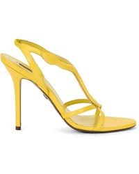 Roberto Cavalli - Snake-Detail Leather Sandals - Lyst