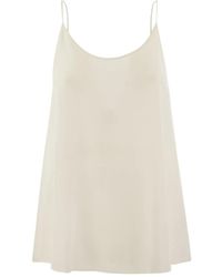 Antonelli - Shoulder-Strap U-Neck Top - Lyst