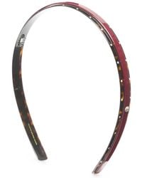 Maison Michel - Savannah Tortoiseshell-Effect Headband - Lyst