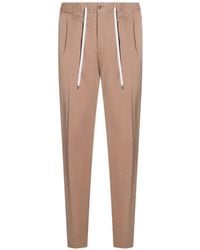 PT Torino - Drawstring Pleat Trousers - Lyst