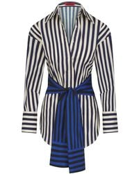 Simon Miller - Inna Poplin Tie-Waist Shirt - Lyst