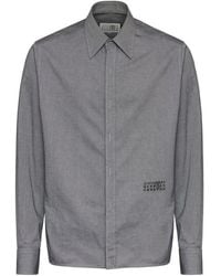 MM6 by Maison Margiela - Chemise Numeric Signature À Fermeture Zippée - Lyst