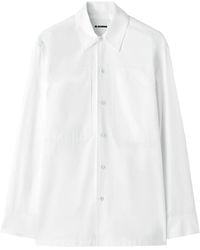 Jil Sander - Hemd Mit Aufgesetzten Taschen - Lyst