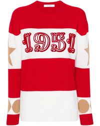 Max Mara - Dirce Striped Knitted Jumper - Lyst