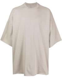 Rick Owens - T-shirt en coton à coupe oversize - Lyst