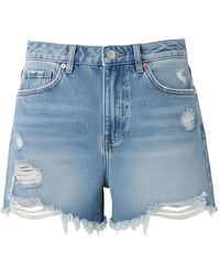 ELEH - Distressed Frayed Shorts - Lyst