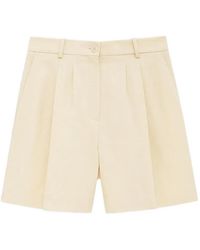 Anine Bing - Brice Pleated Tailored Shorts - Lyst
