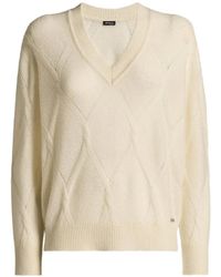 Kiton - Jersey Calado Con Motivo De Rombos - Lyst