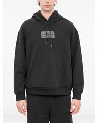 MM6 by Maison Margiela - Numeric Logo-Patch Hoodie - Lyst