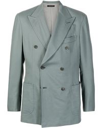 Brioni - Fitted Double-breasted Blazer - Lyst