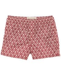 Valentino Garavani - Optical-Print Swim Shorts - Lyst